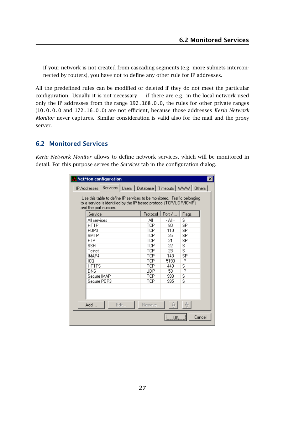 Kerio Tech Network Monitor User Manual | Page 27 / 70