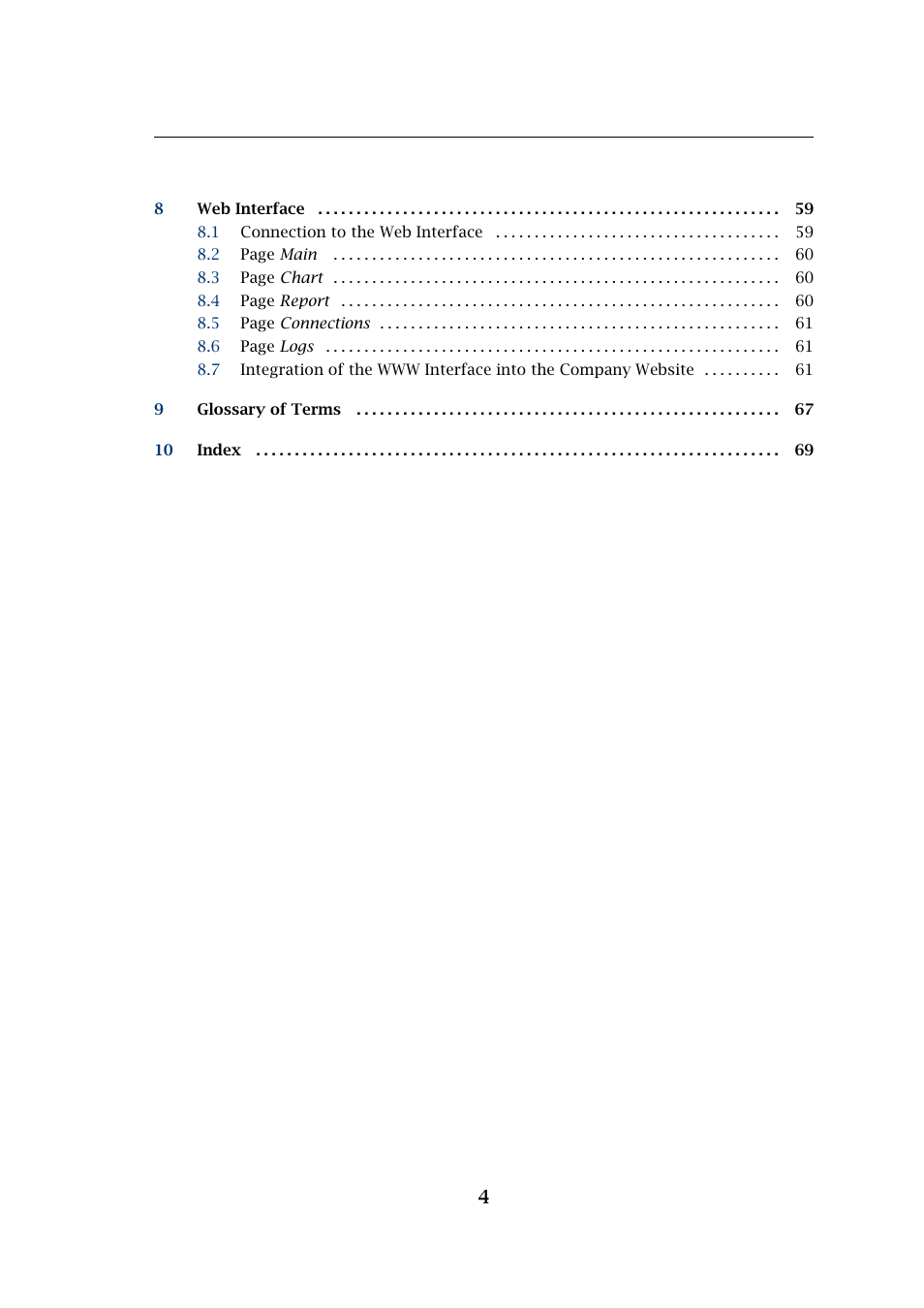 Kerio Tech Network Monitor User Manual | Page 4 / 70