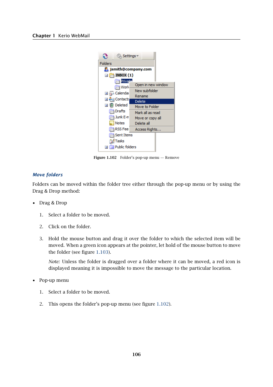 Kerio Tech Version 6.5.2 User Manual | Page 106 / 390