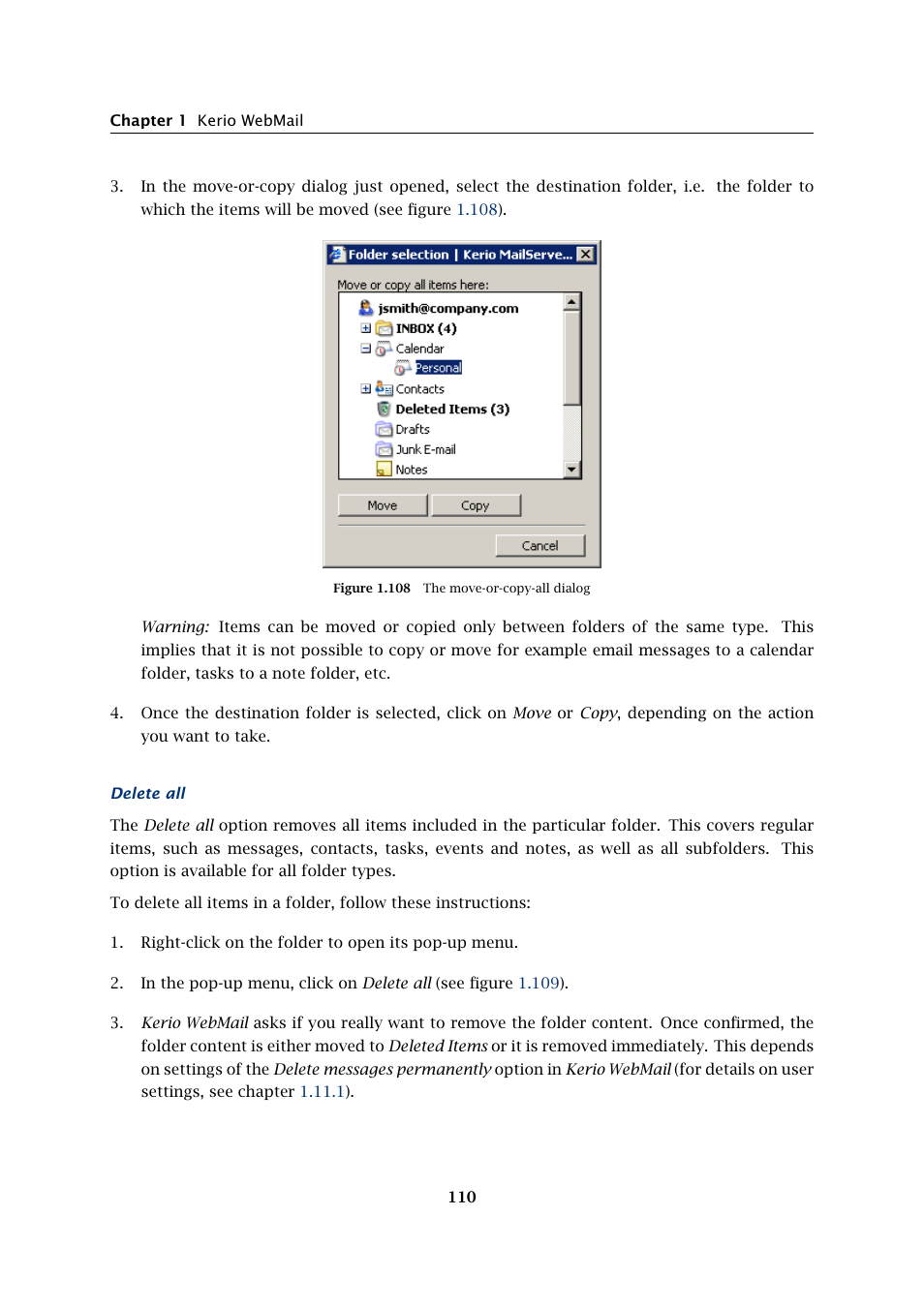 Kerio Tech Version 6.5.2 User Manual | Page 110 / 390