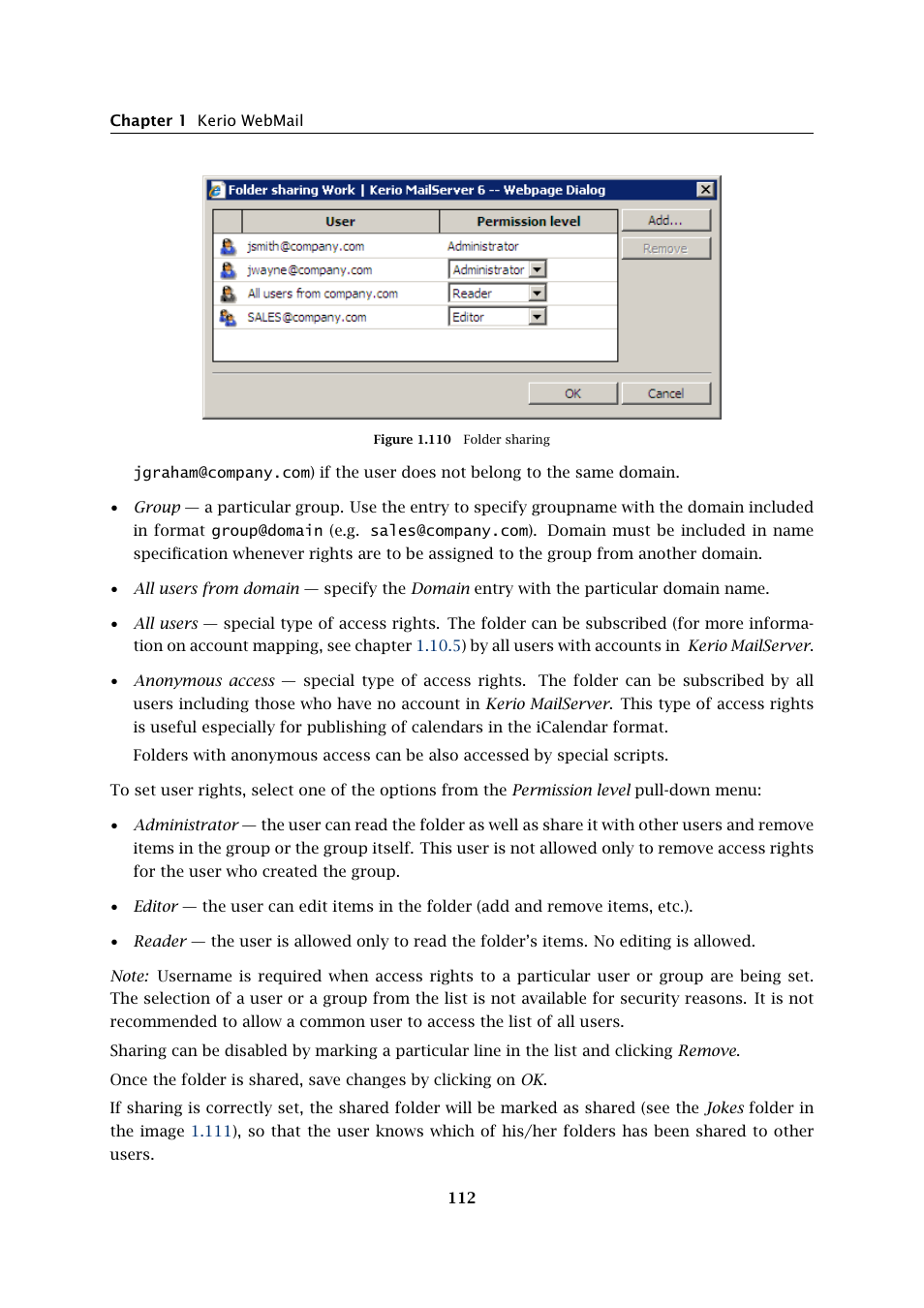 Kerio Tech Version 6.5.2 User Manual | Page 112 / 390