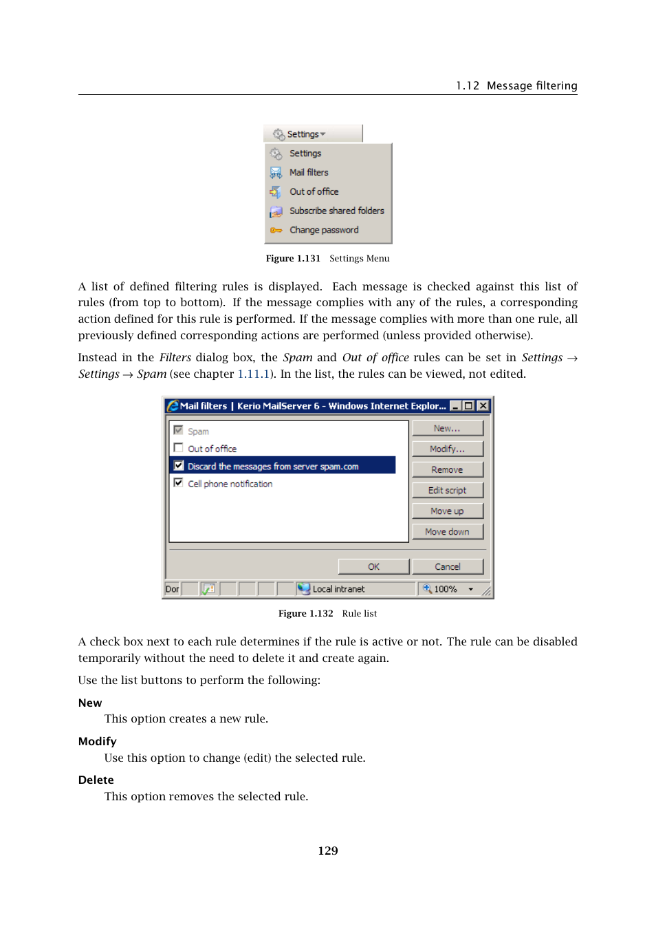 Kerio Tech Version 6.5.2 User Manual | Page 129 / 390