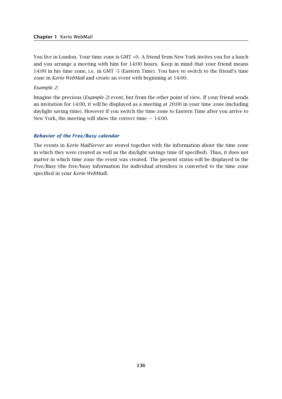 Kerio Tech Version 6.5.2 User Manual | Page 136 / 390