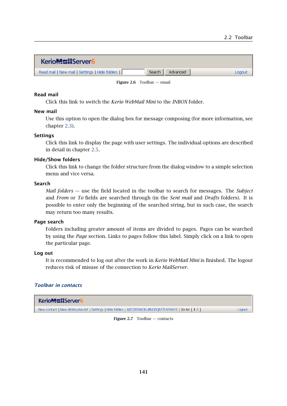Kerio Tech Version 6.5.2 User Manual | Page 141 / 390