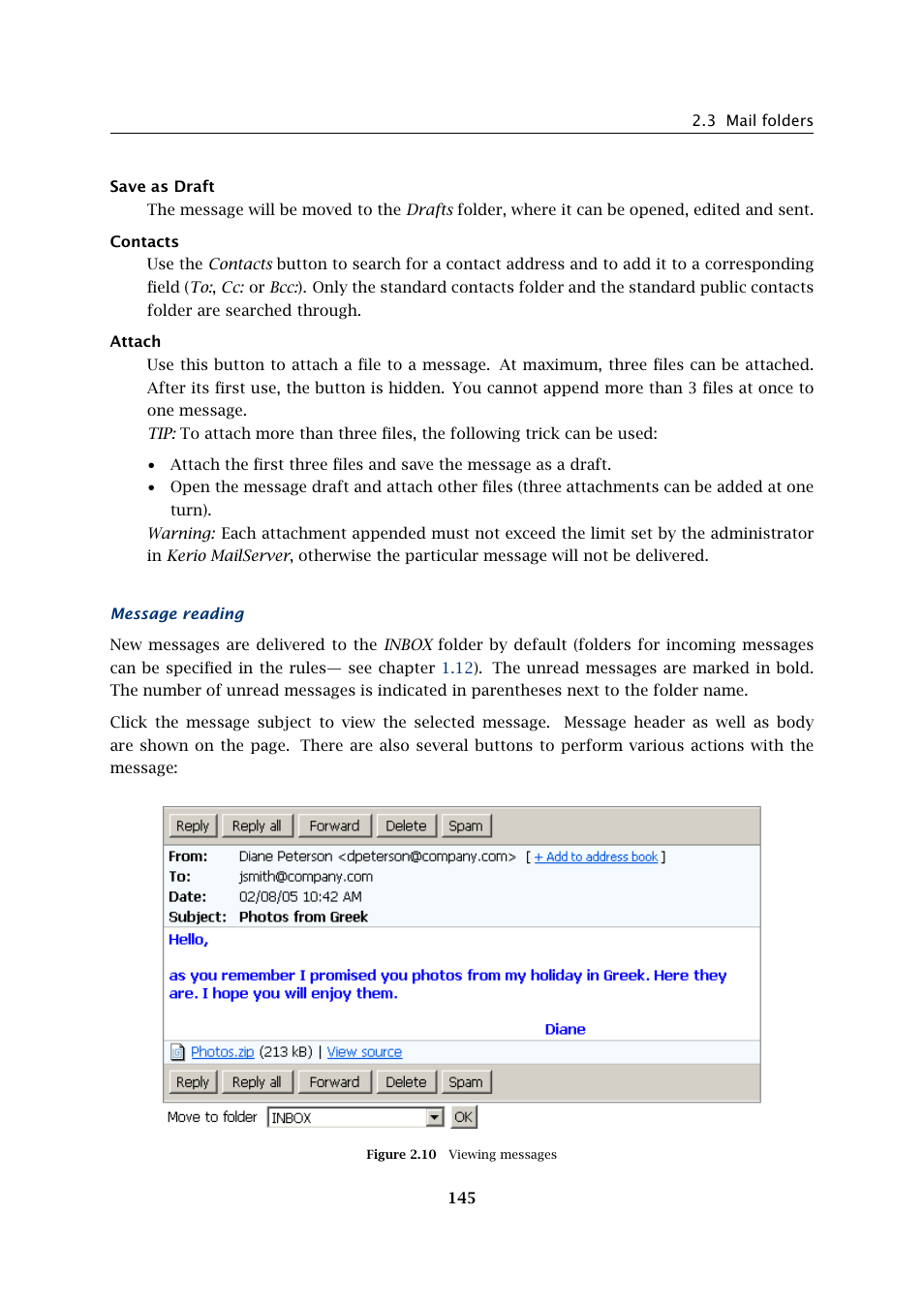 Kerio Tech Version 6.5.2 User Manual | Page 145 / 390