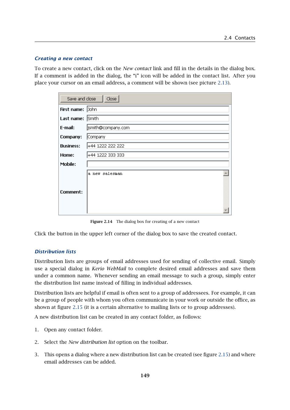 Kerio Tech Version 6.5.2 User Manual | Page 149 / 390