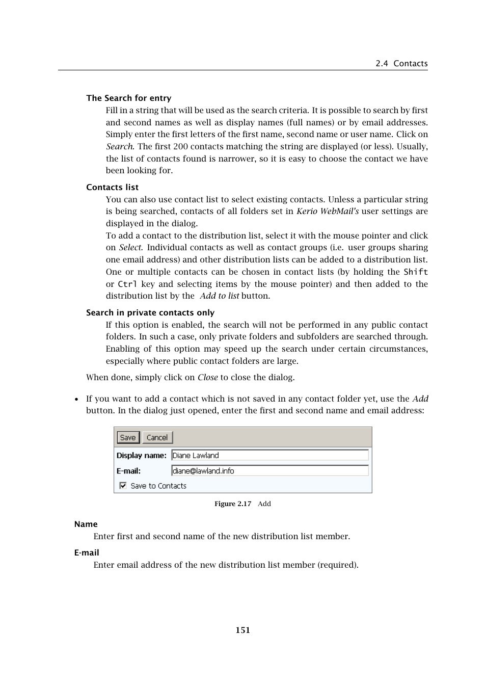 Kerio Tech Version 6.5.2 User Manual | Page 151 / 390