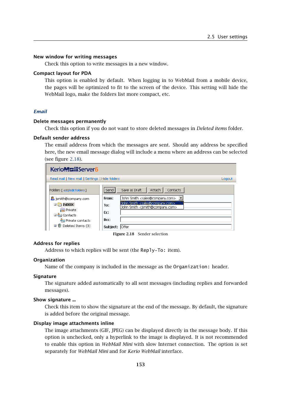 Kerio Tech Version 6.5.2 User Manual | Page 153 / 390