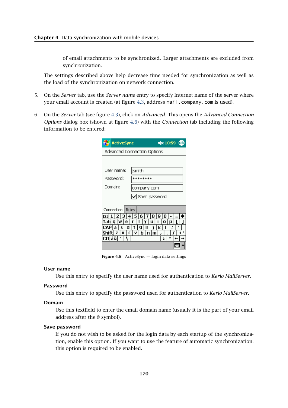 Kerio Tech Version 6.5.2 User Manual | Page 170 / 390