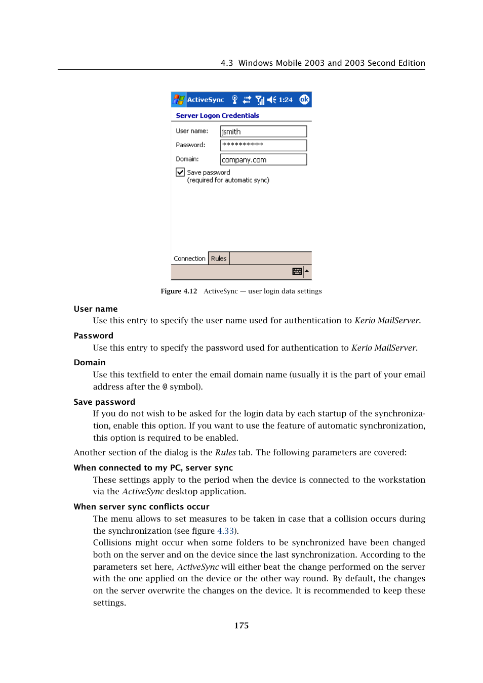 Kerio Tech Version 6.5.2 User Manual | Page 175 / 390