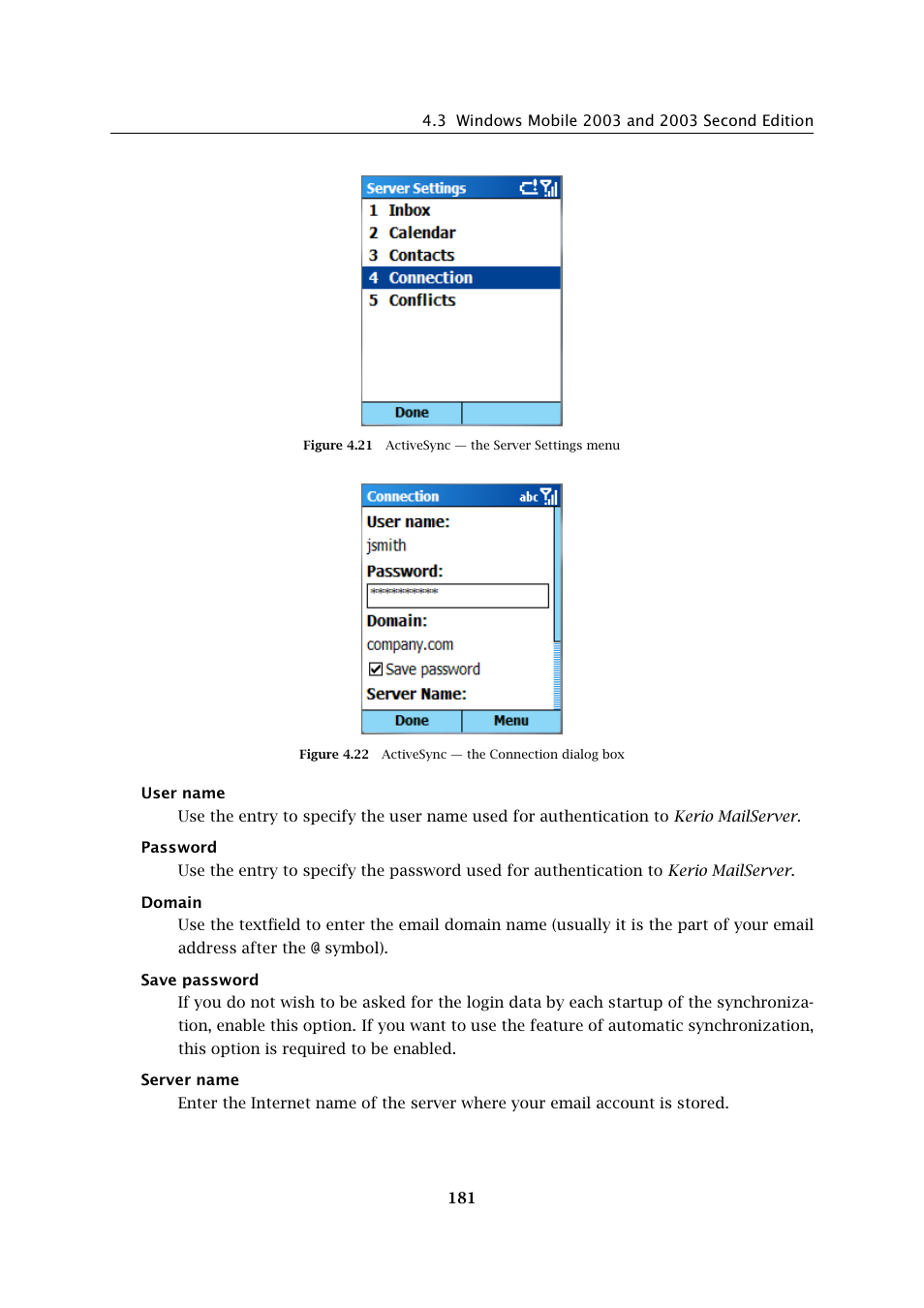 Kerio Tech Version 6.5.2 User Manual | Page 181 / 390