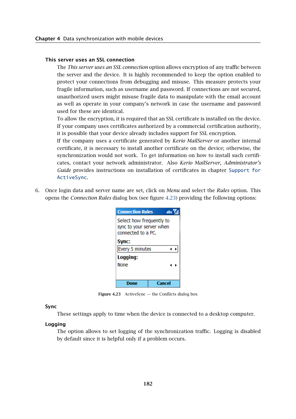 Kerio Tech Version 6.5.2 User Manual | Page 182 / 390