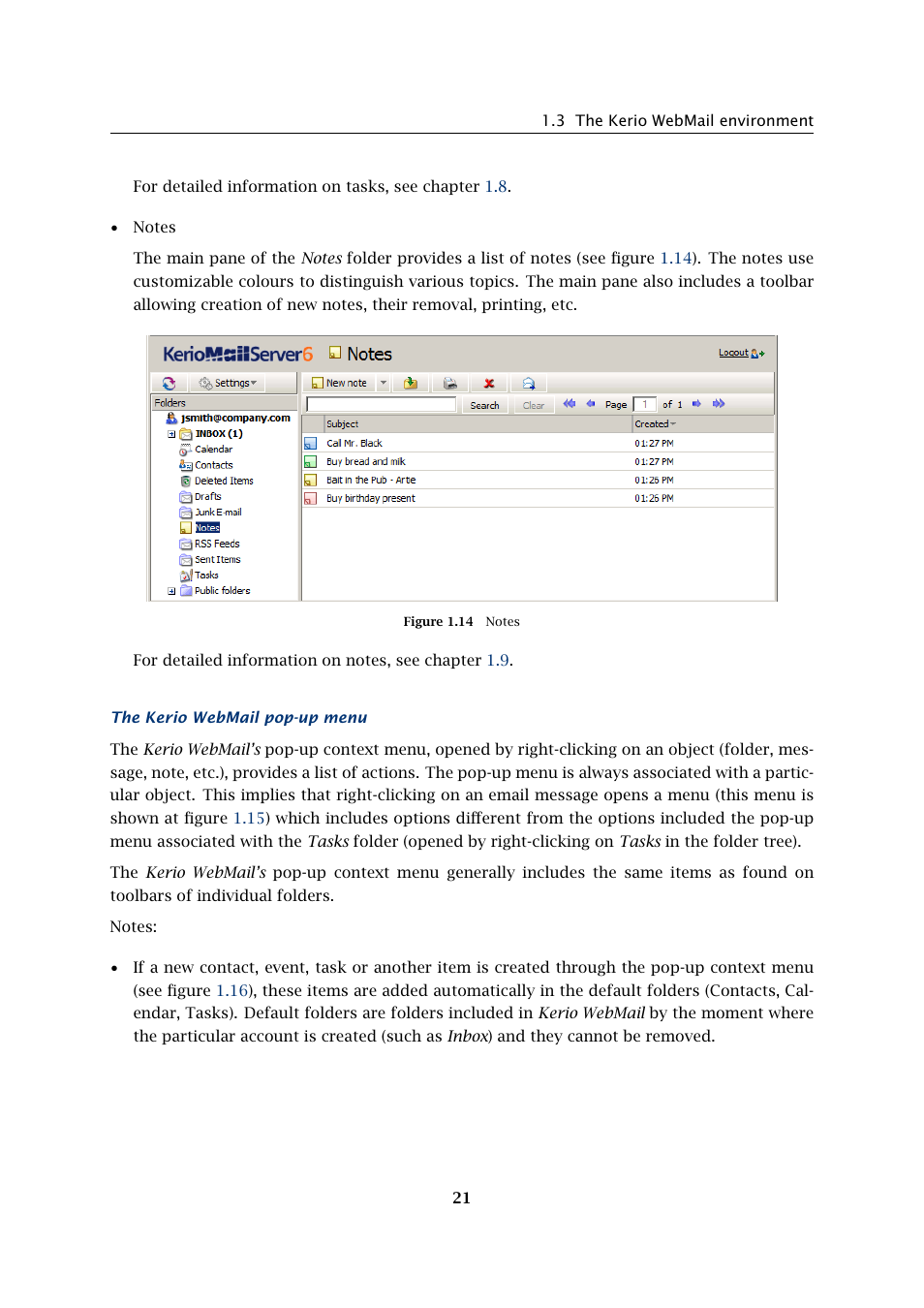 Kerio Tech Version 6.5.2 User Manual | Page 21 / 390