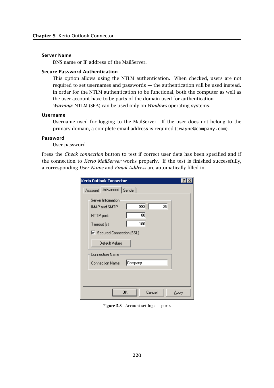 Kerio Tech Version 6.5.2 User Manual | Page 220 / 390