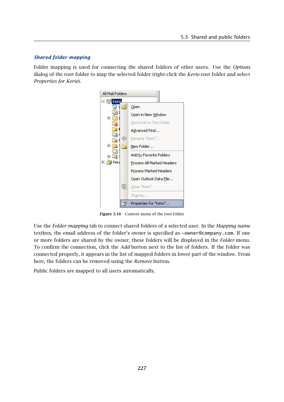 Kerio Tech Version 6.5.2 User Manual | Page 227 / 390