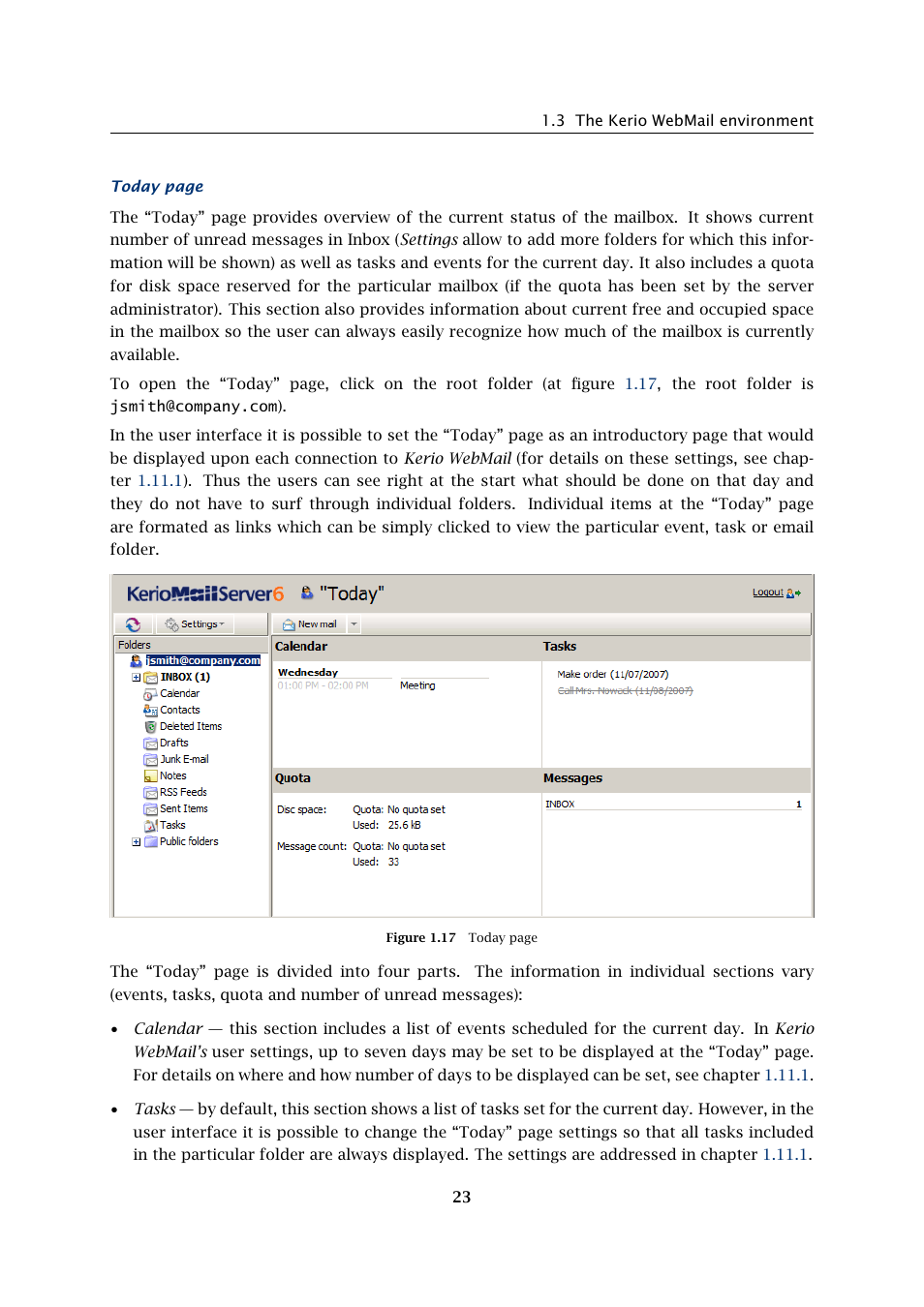 Kerio Tech Version 6.5.2 User Manual | Page 23 / 390