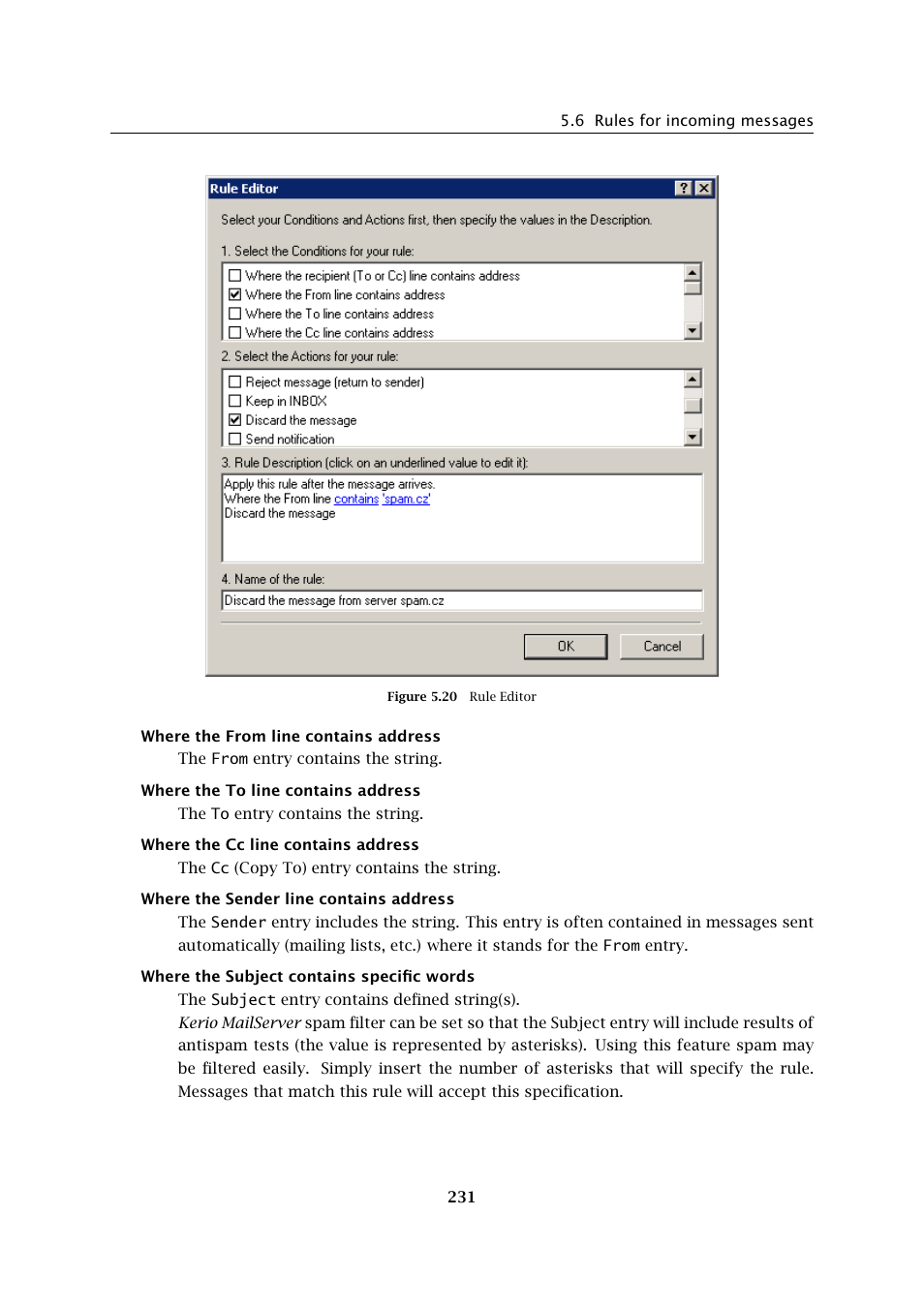Kerio Tech Version 6.5.2 User Manual | Page 231 / 390