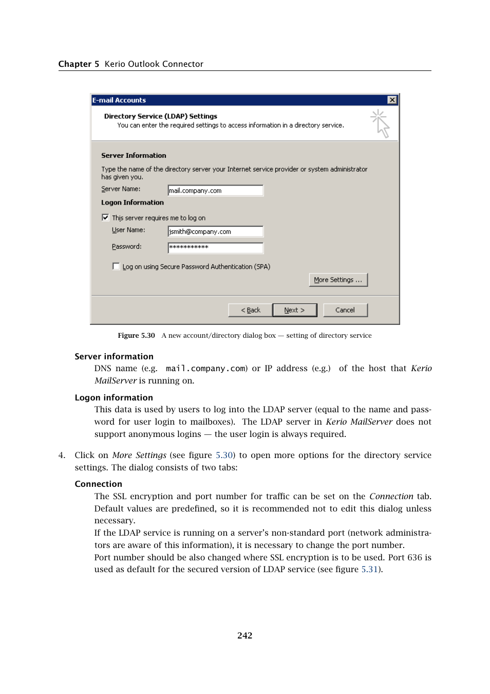 Kerio Tech Version 6.5.2 User Manual | Page 242 / 390