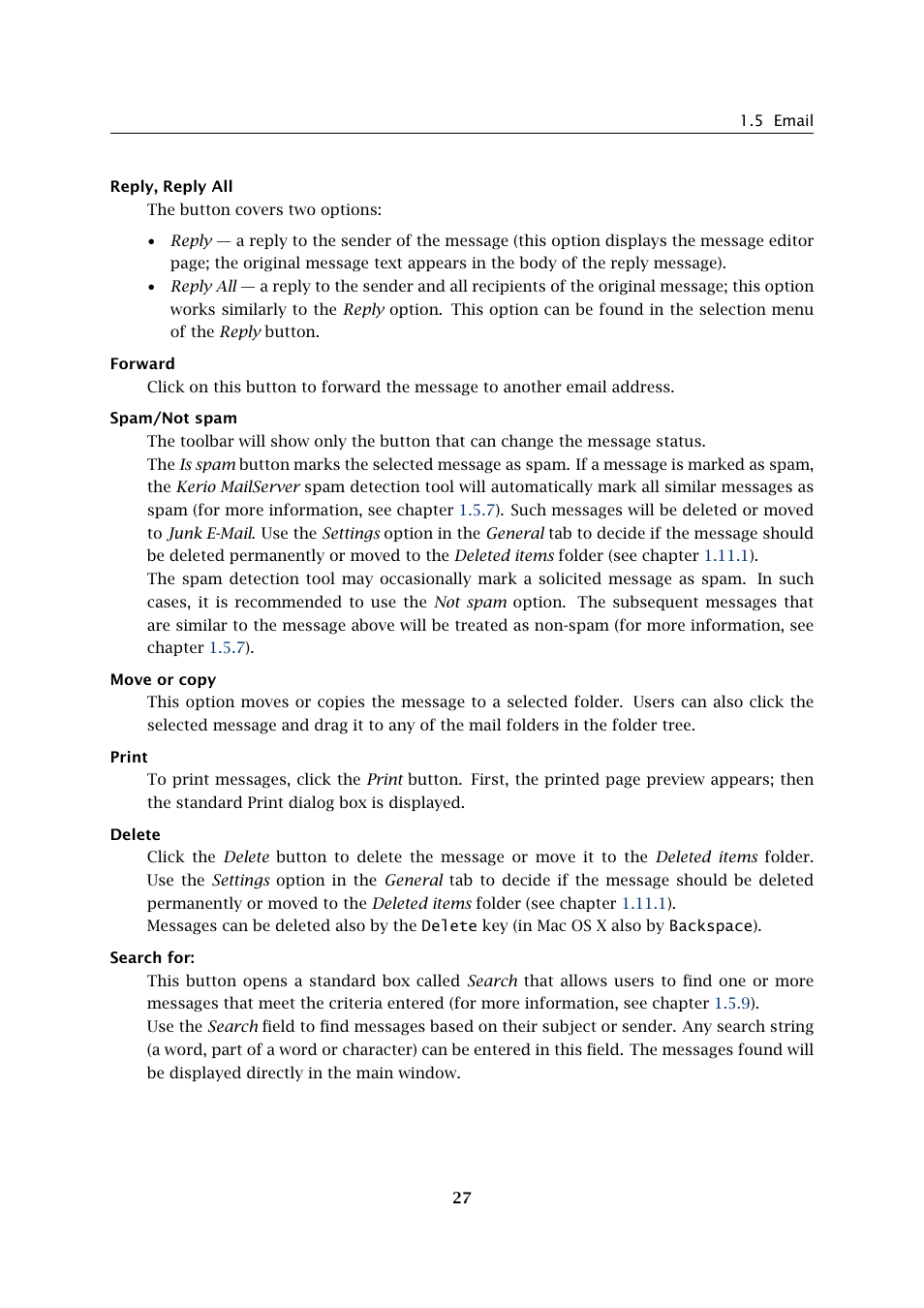 Kerio Tech Version 6.5.2 User Manual | Page 27 / 390