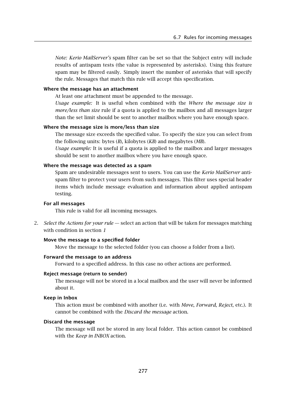 Kerio Tech Version 6.5.2 User Manual | Page 277 / 390