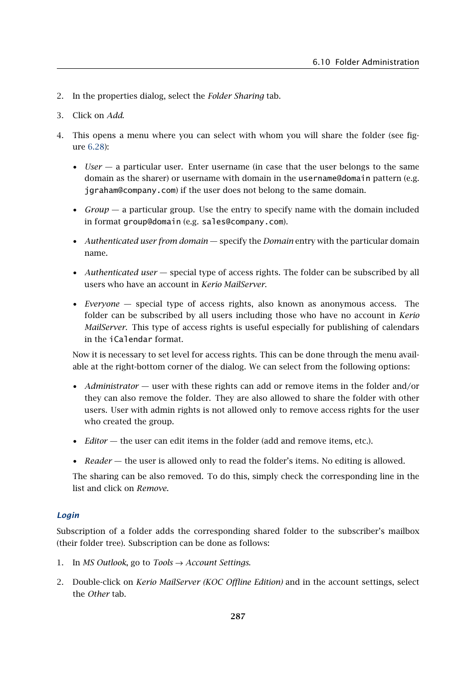 Kerio Tech Version 6.5.2 User Manual | Page 287 / 390