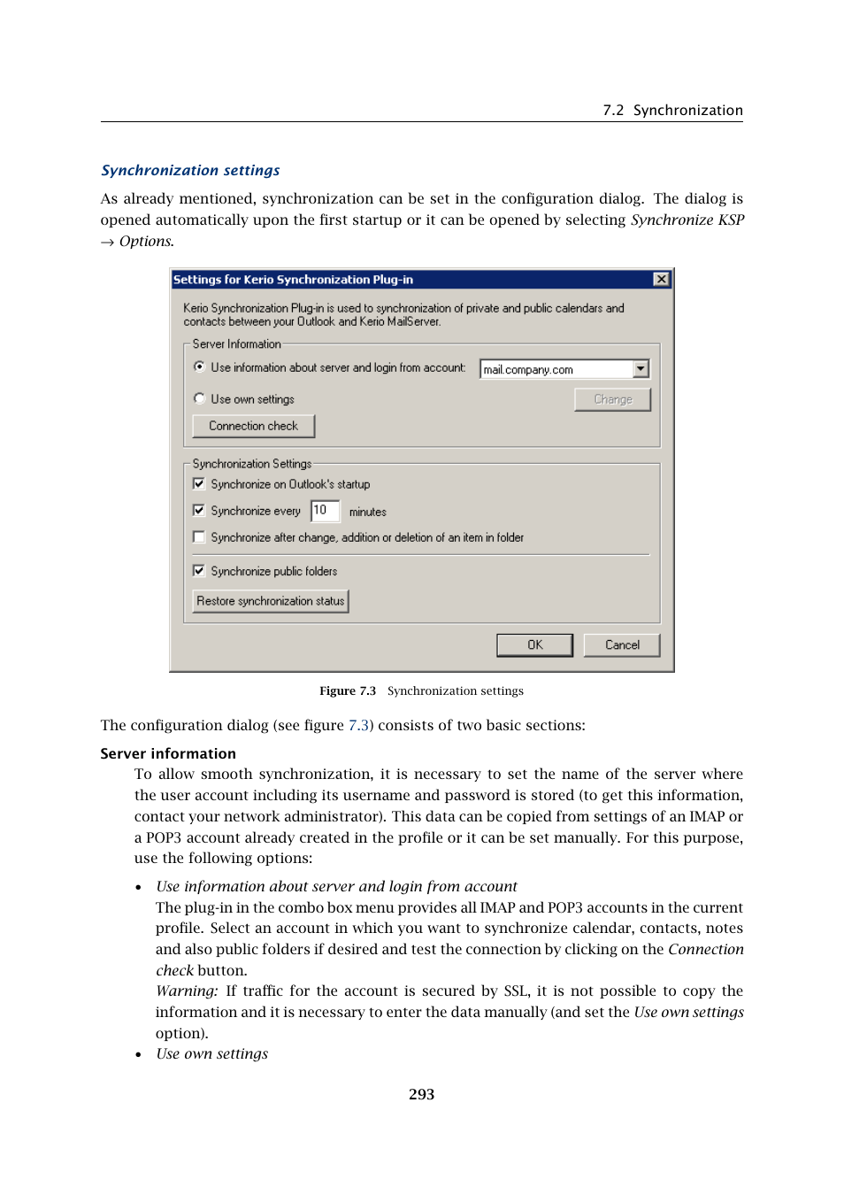 Kerio Tech Version 6.5.2 User Manual | Page 293 / 390