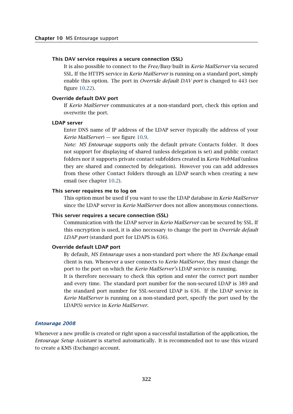 Kerio Tech Version 6.5.2 User Manual | Page 322 / 390