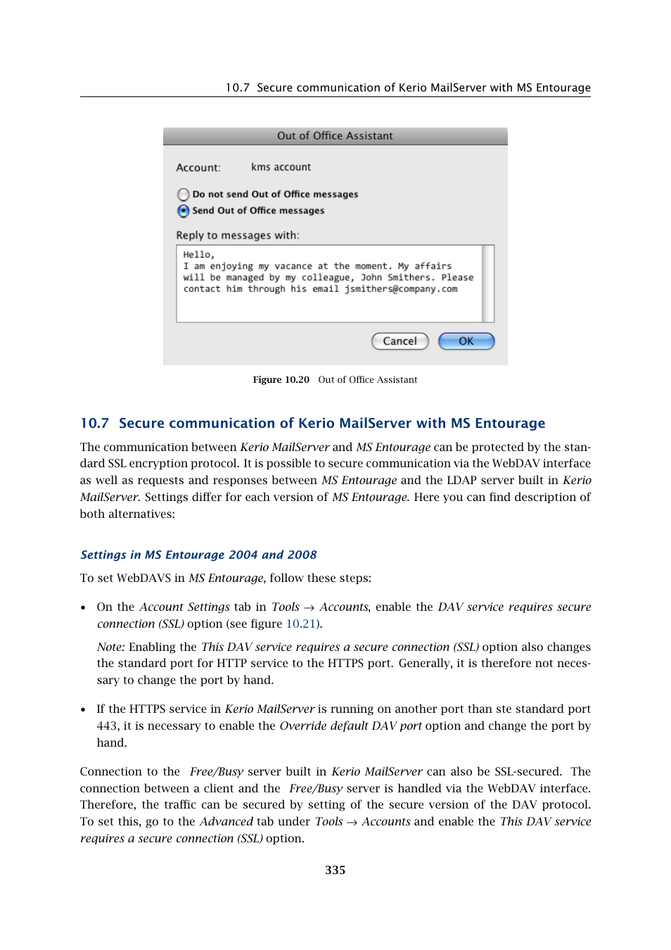 Kerio Tech Version 6.5.2 User Manual | Page 335 / 390