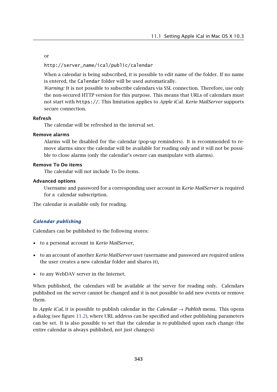 Kerio Tech Version 6.5.2 User Manual | Page 343 / 390