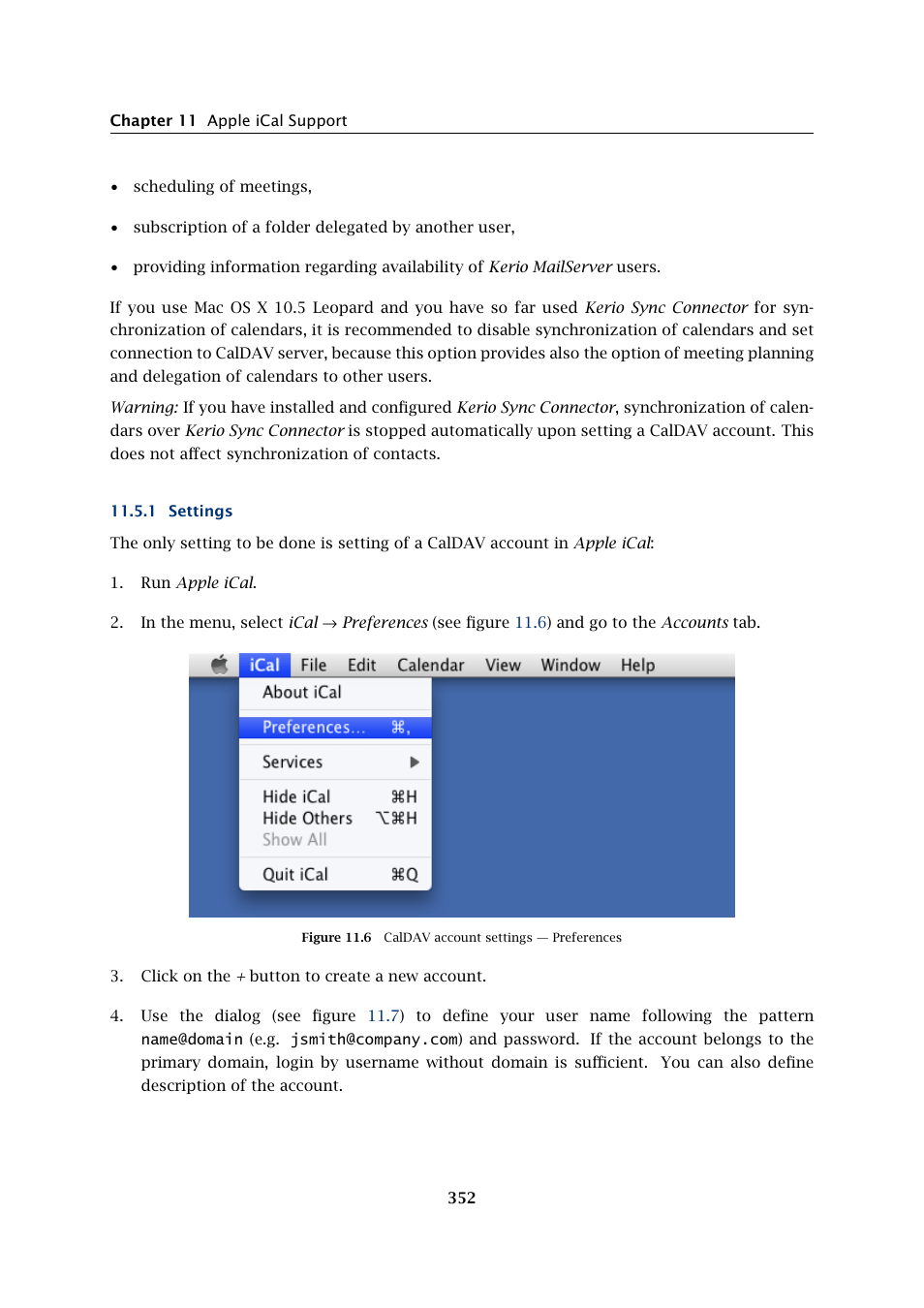 Settings | Kerio Tech Version 6.5.2 User Manual | Page 352 / 390
