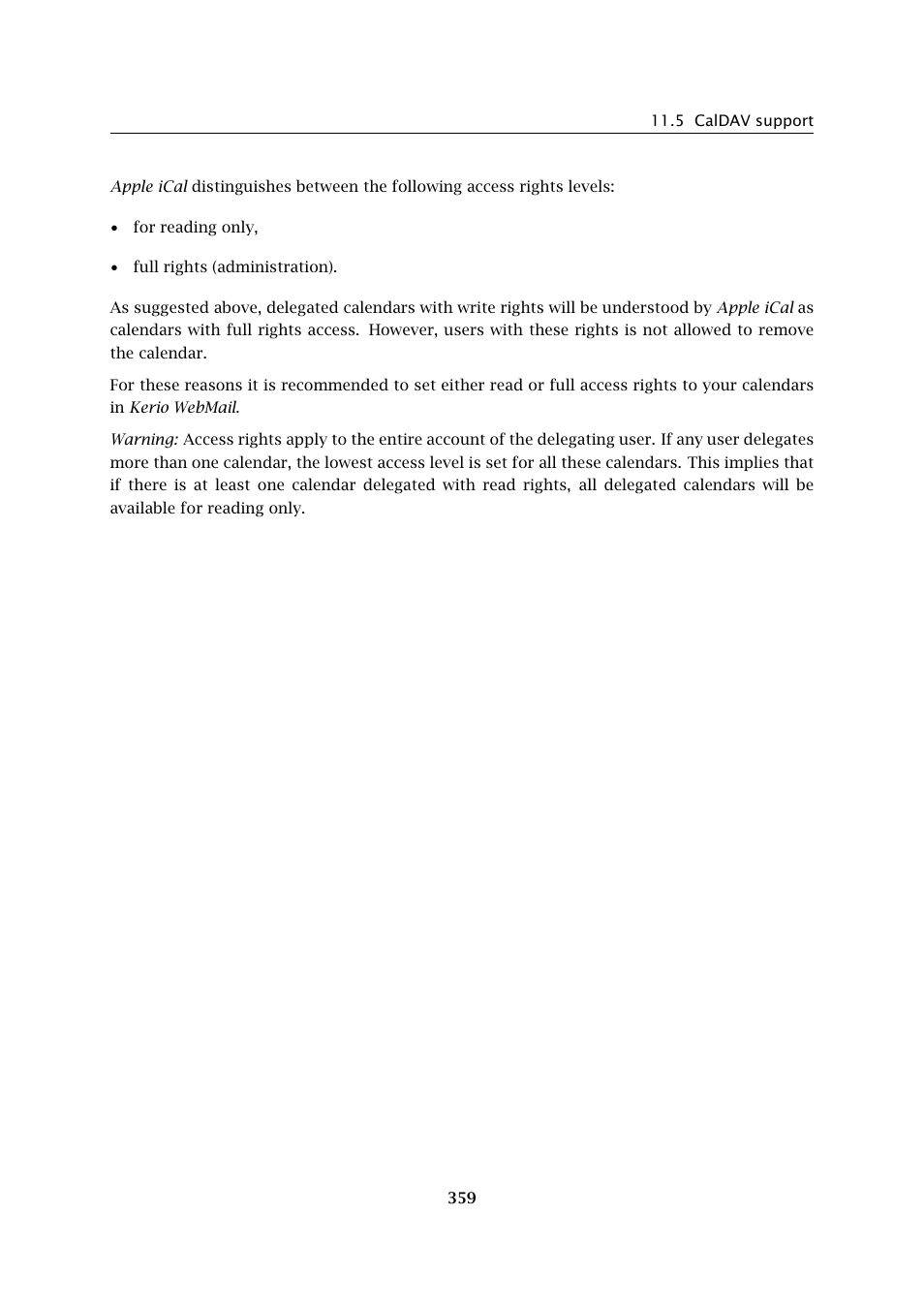 Kerio Tech Version 6.5.2 User Manual | Page 359 / 390