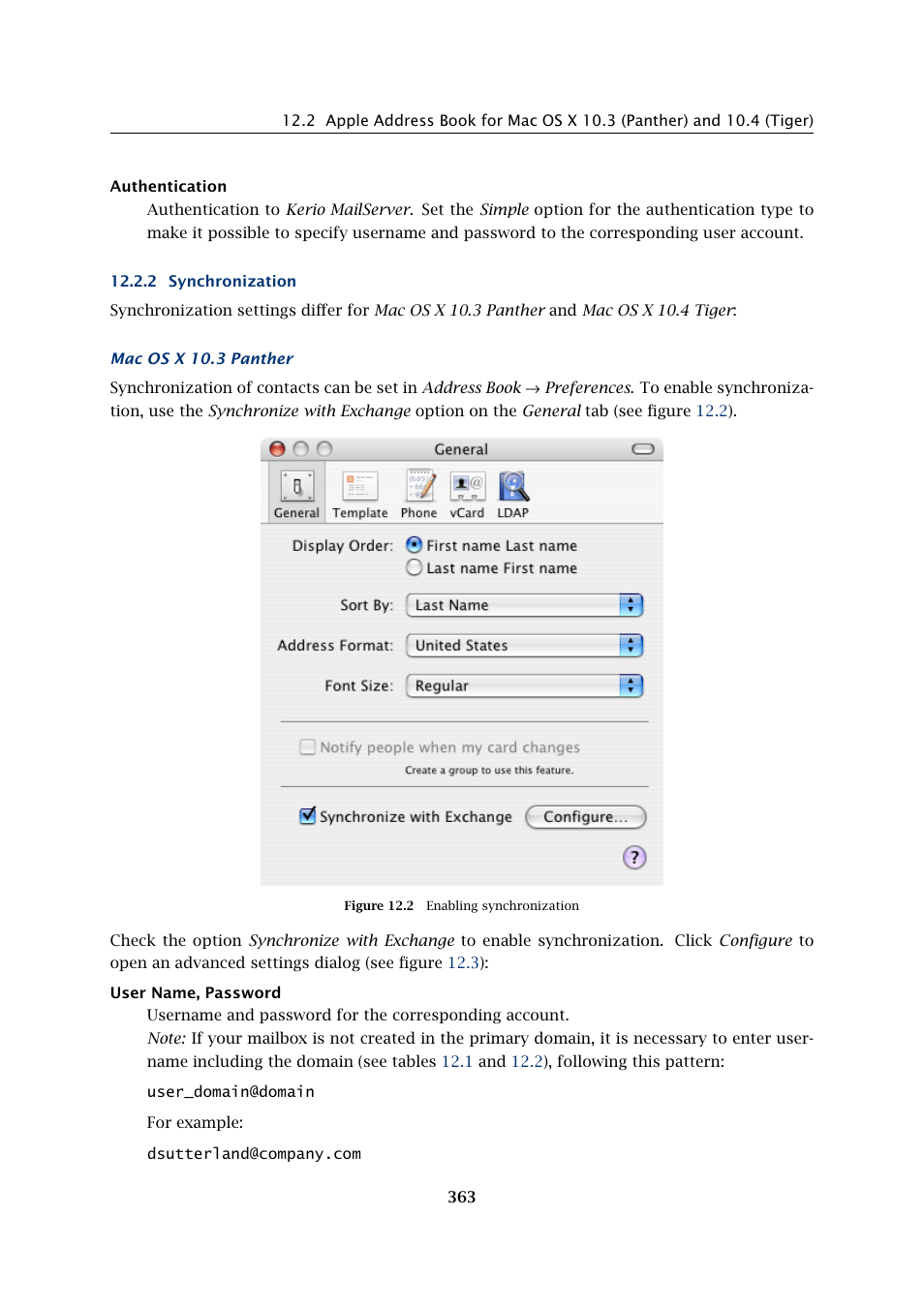 Synchronization | Kerio Tech Version 6.5.2 User Manual | Page 363 / 390
