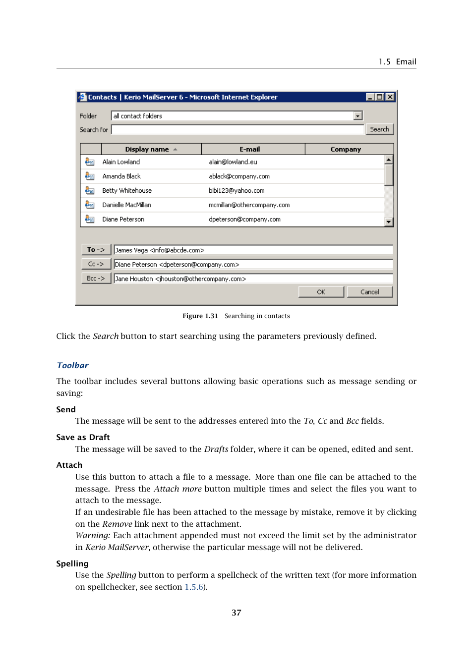 Kerio Tech Version 6.5.2 User Manual | Page 37 / 390