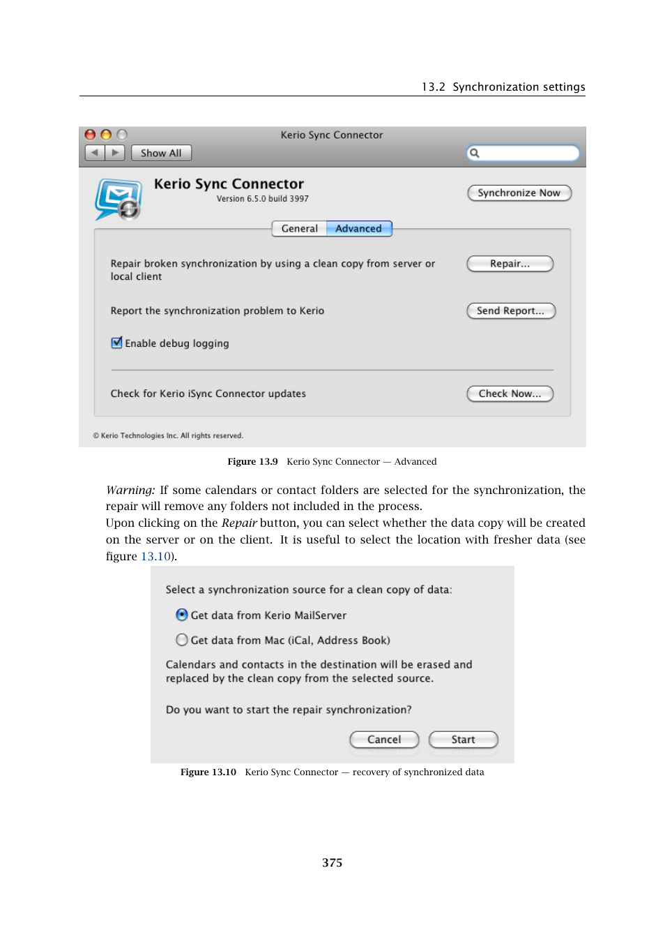 Kerio Tech Version 6.5.2 User Manual | Page 375 / 390