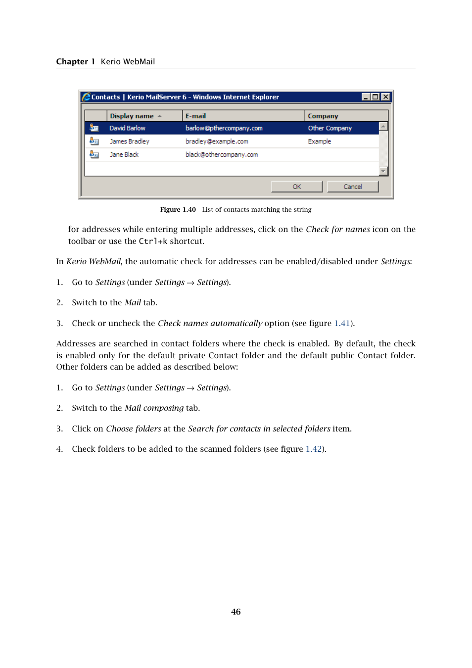 Kerio Tech Version 6.5.2 User Manual | Page 46 / 390