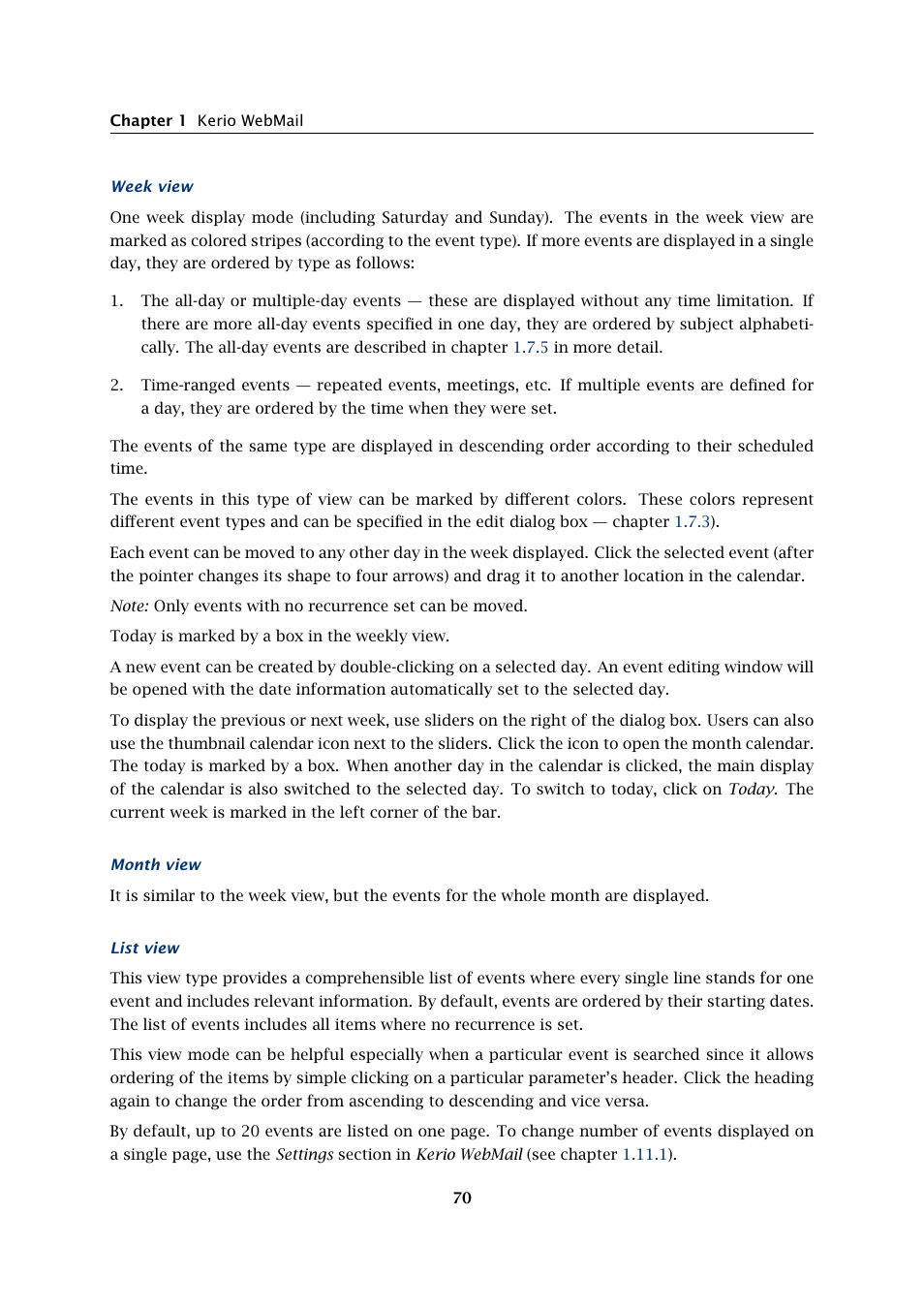 Kerio Tech Version 6.5.2 User Manual | Page 70 / 390
