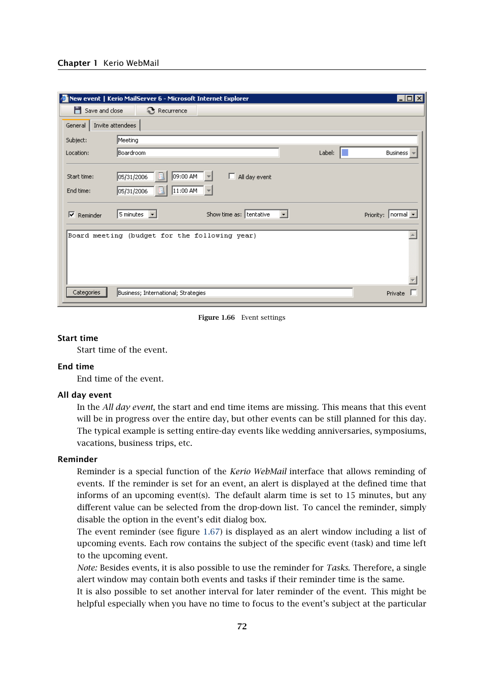 Kerio Tech Version 6.5.2 User Manual | Page 72 / 390