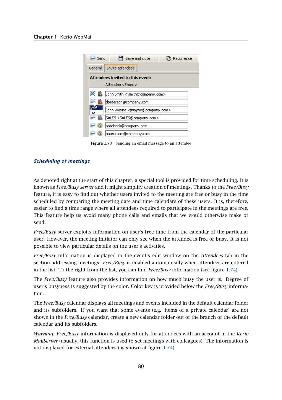 Kerio Tech Version 6.5.2 User Manual | Page 80 / 390
