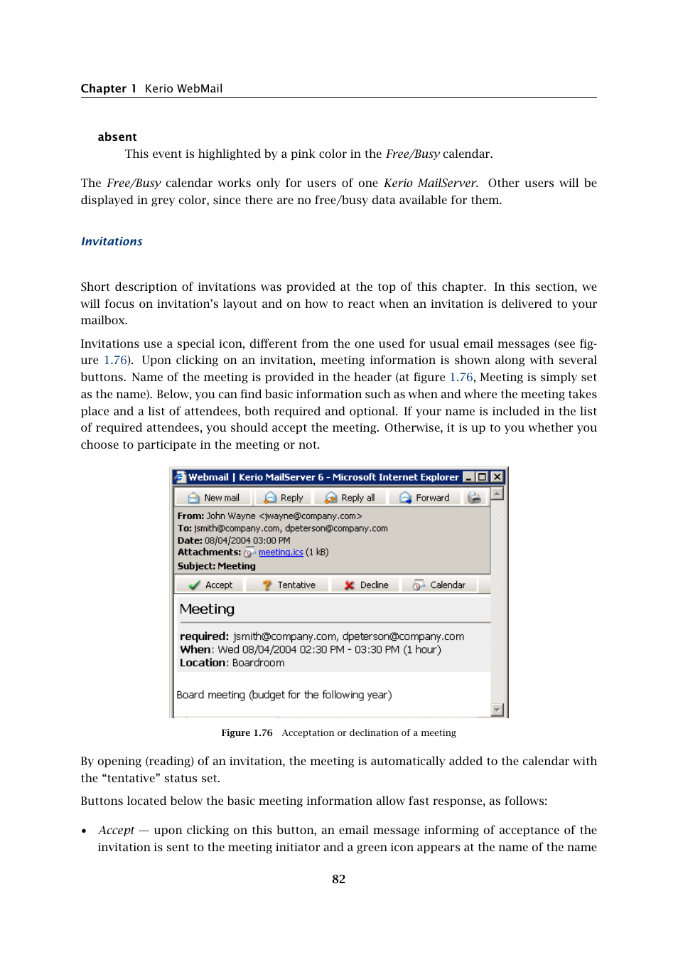 Kerio Tech Version 6.5.2 User Manual | Page 82 / 390