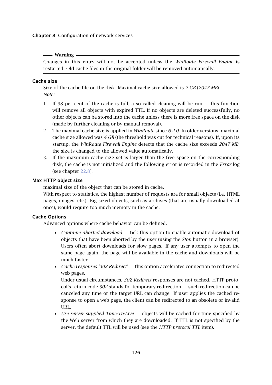 Kerio Tech KERIO WINROUTE FIREWALL 6 User Manual | Page 126 / 368