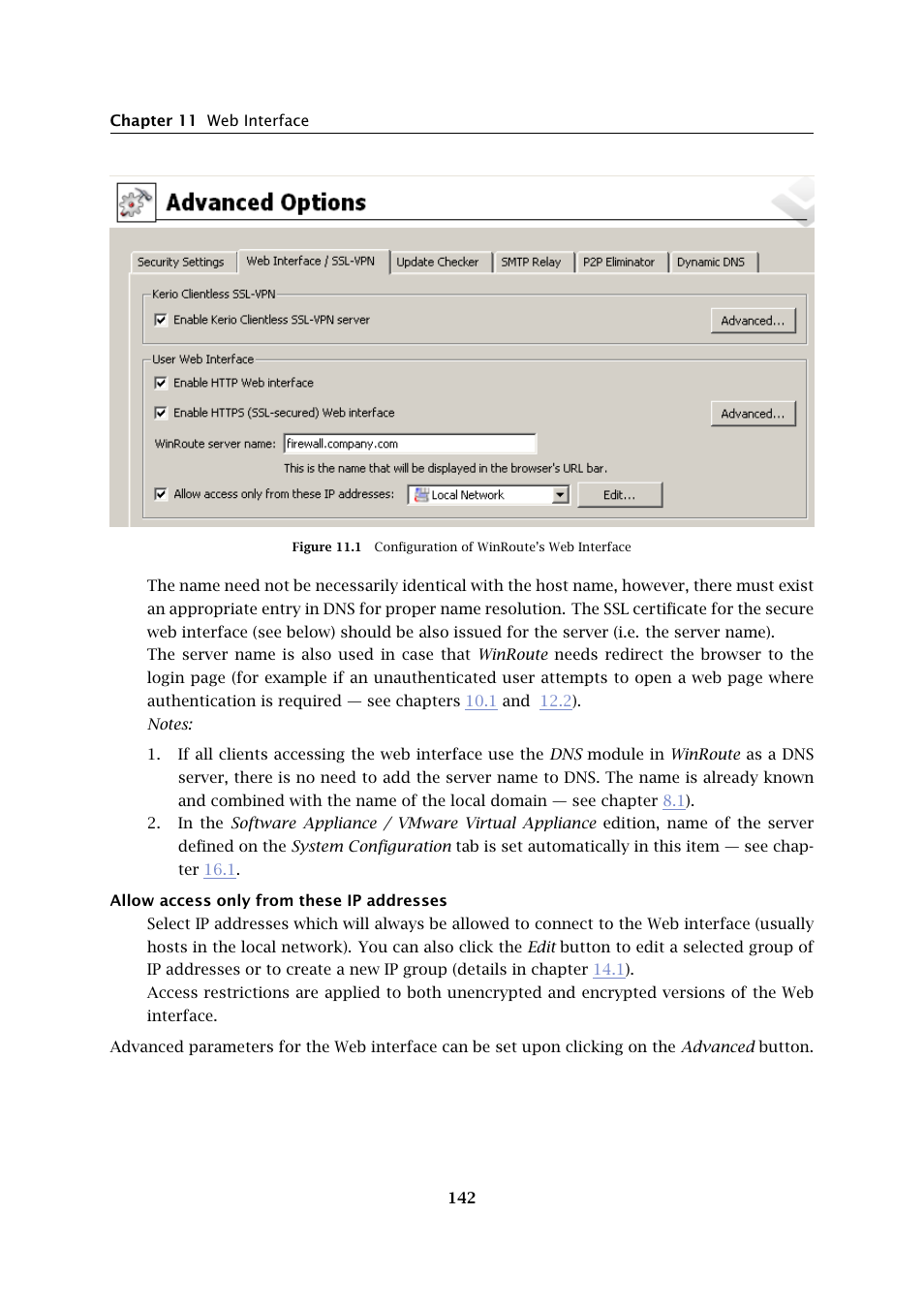 Kerio Tech KERIO WINROUTE FIREWALL 6 User Manual | Page 142 / 368