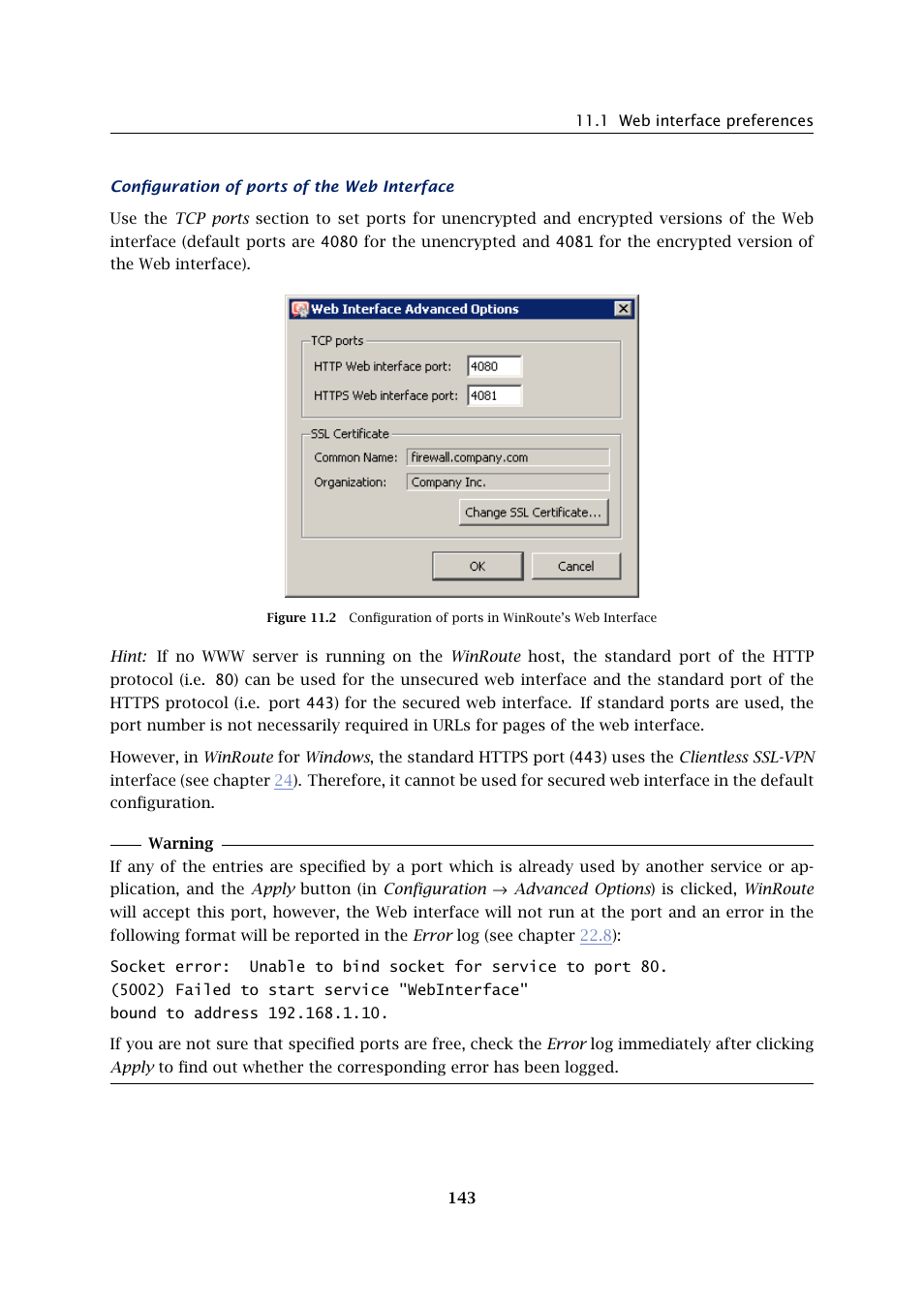 Kerio Tech KERIO WINROUTE FIREWALL 6 User Manual | Page 143 / 368