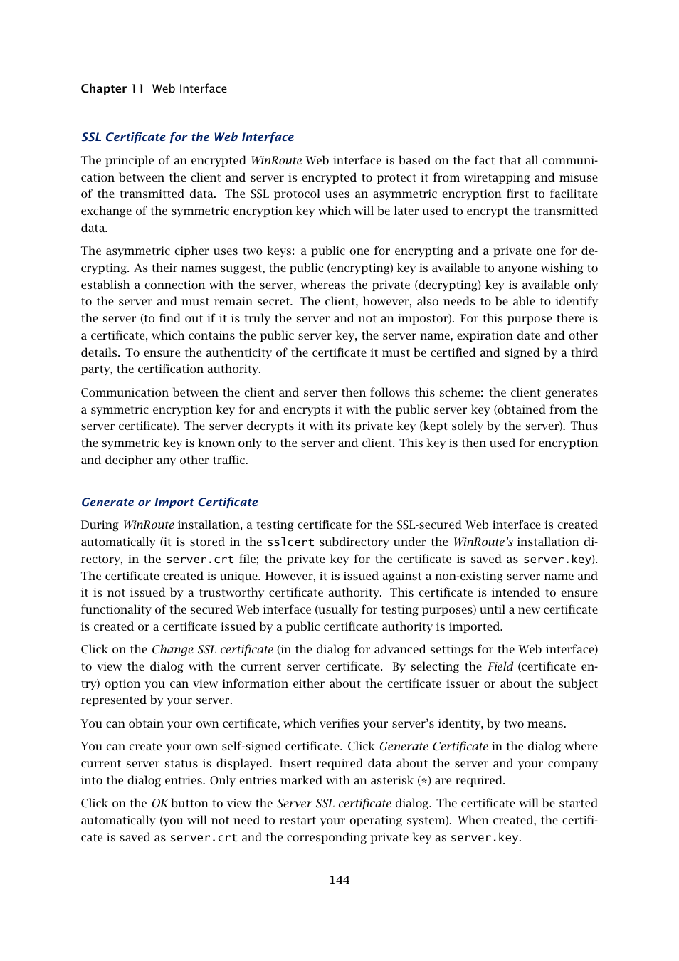 Kerio Tech KERIO WINROUTE FIREWALL 6 User Manual | Page 144 / 368