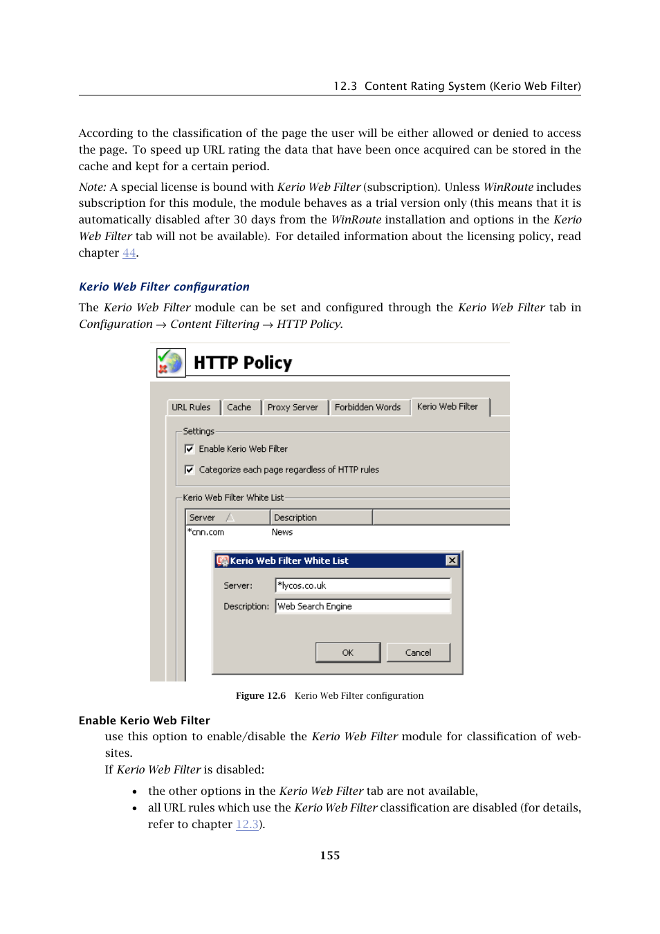 Kerio Tech KERIO WINROUTE FIREWALL 6 User Manual | Page 155 / 368