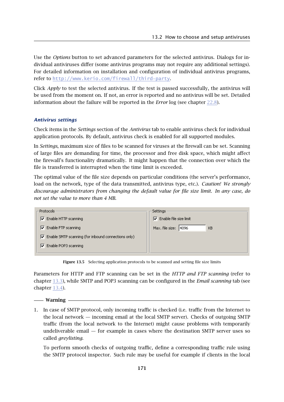Kerio Tech KERIO WINROUTE FIREWALL 6 User Manual | Page 171 / 368