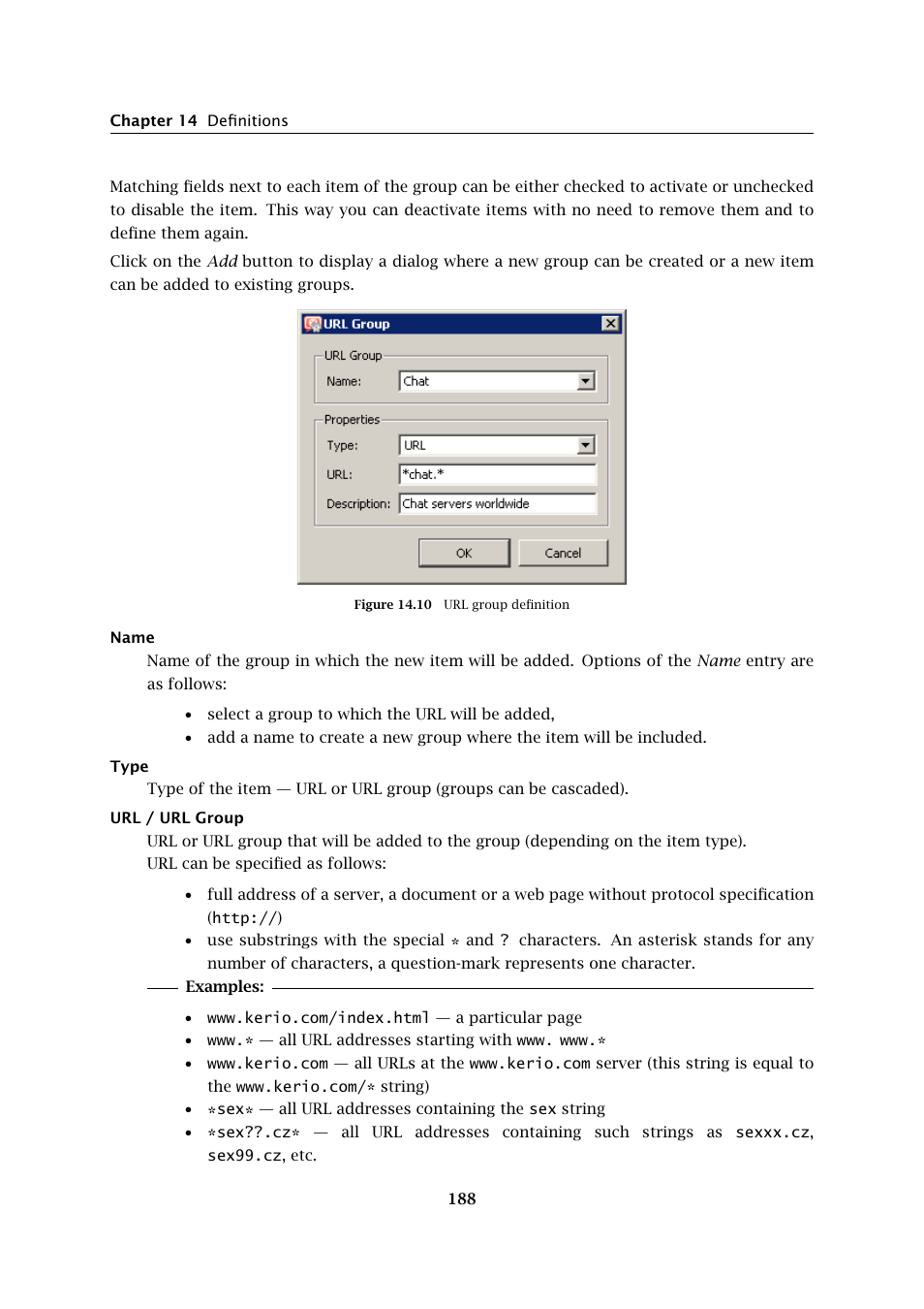 Kerio Tech KERIO WINROUTE FIREWALL 6 User Manual | Page 188 / 368