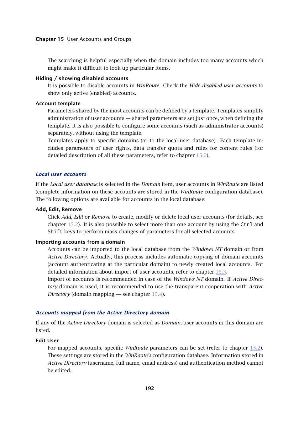 Kerio Tech KERIO WINROUTE FIREWALL 6 User Manual | Page 192 / 368