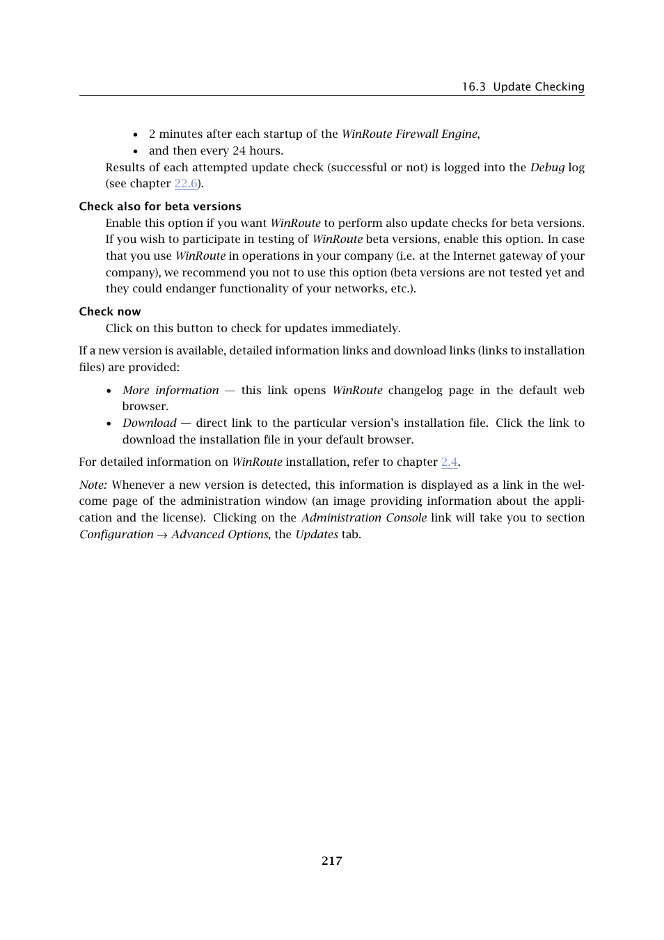 Kerio Tech KERIO WINROUTE FIREWALL 6 User Manual | Page 217 / 368
