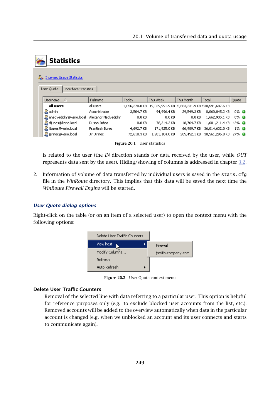 Kerio Tech KERIO WINROUTE FIREWALL 6 User Manual | Page 249 / 368