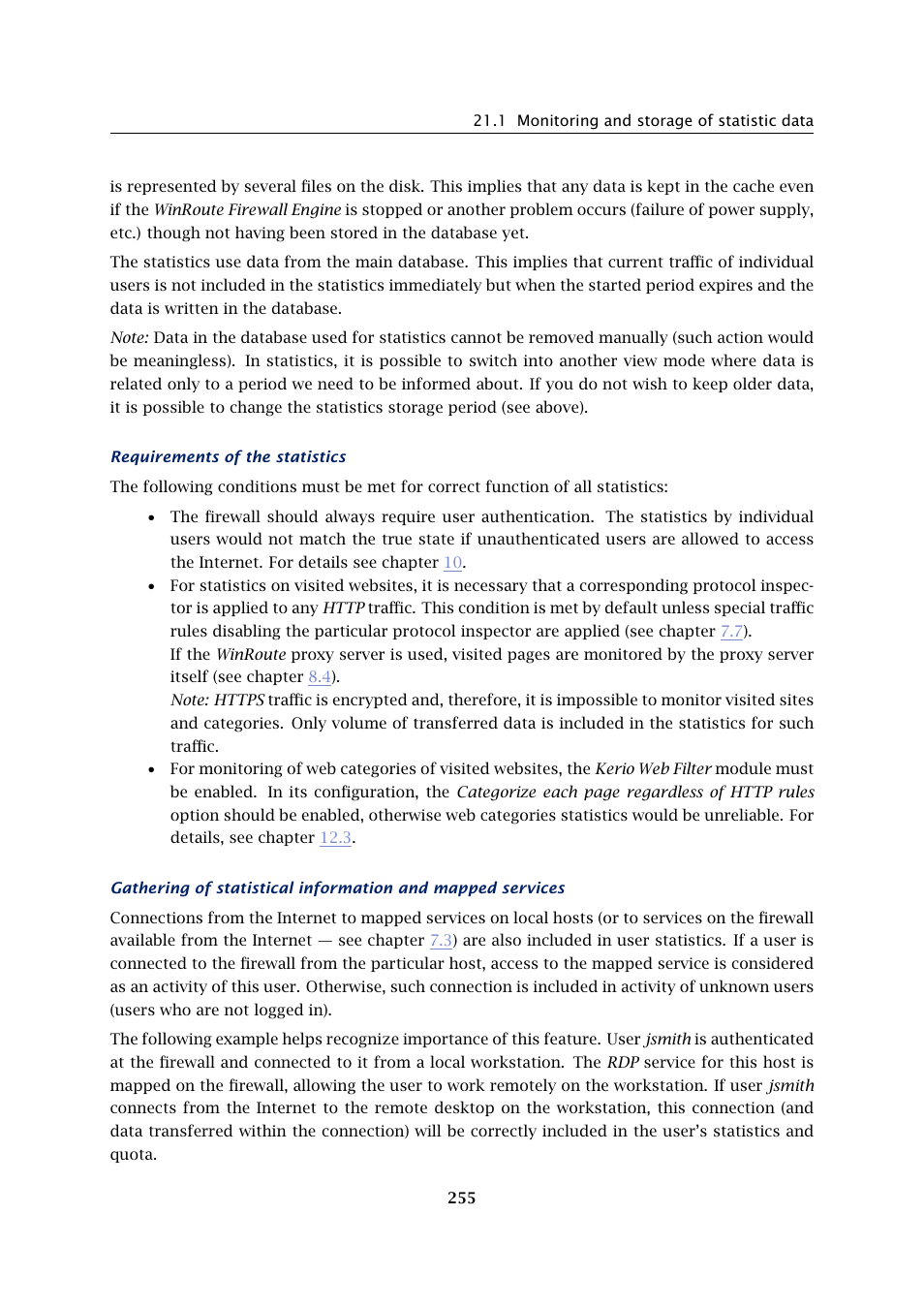 Kerio Tech KERIO WINROUTE FIREWALL 6 User Manual | Page 255 / 368